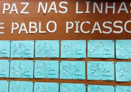 Nossa escola é pela PAZ!