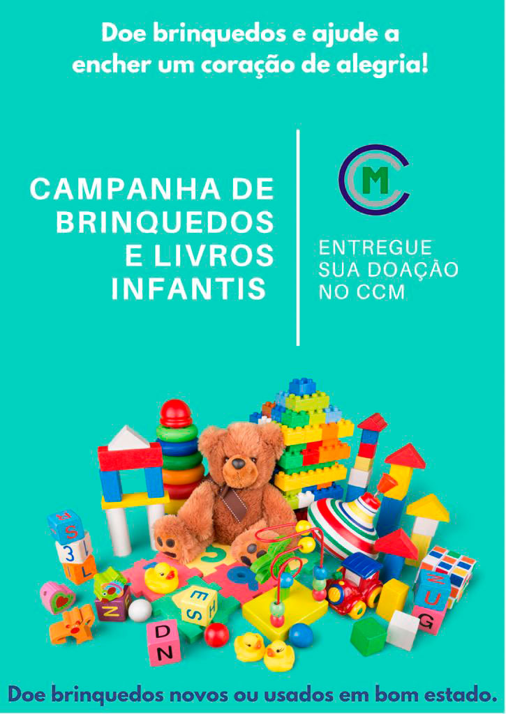 Campanha de Doação de brinquedos e livros infantis