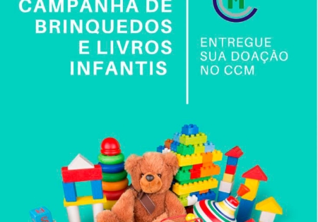 Campanha de Doação de brinquedos e livros infantis